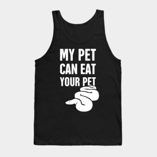 Funny Ball Python Snake Design Tank Top